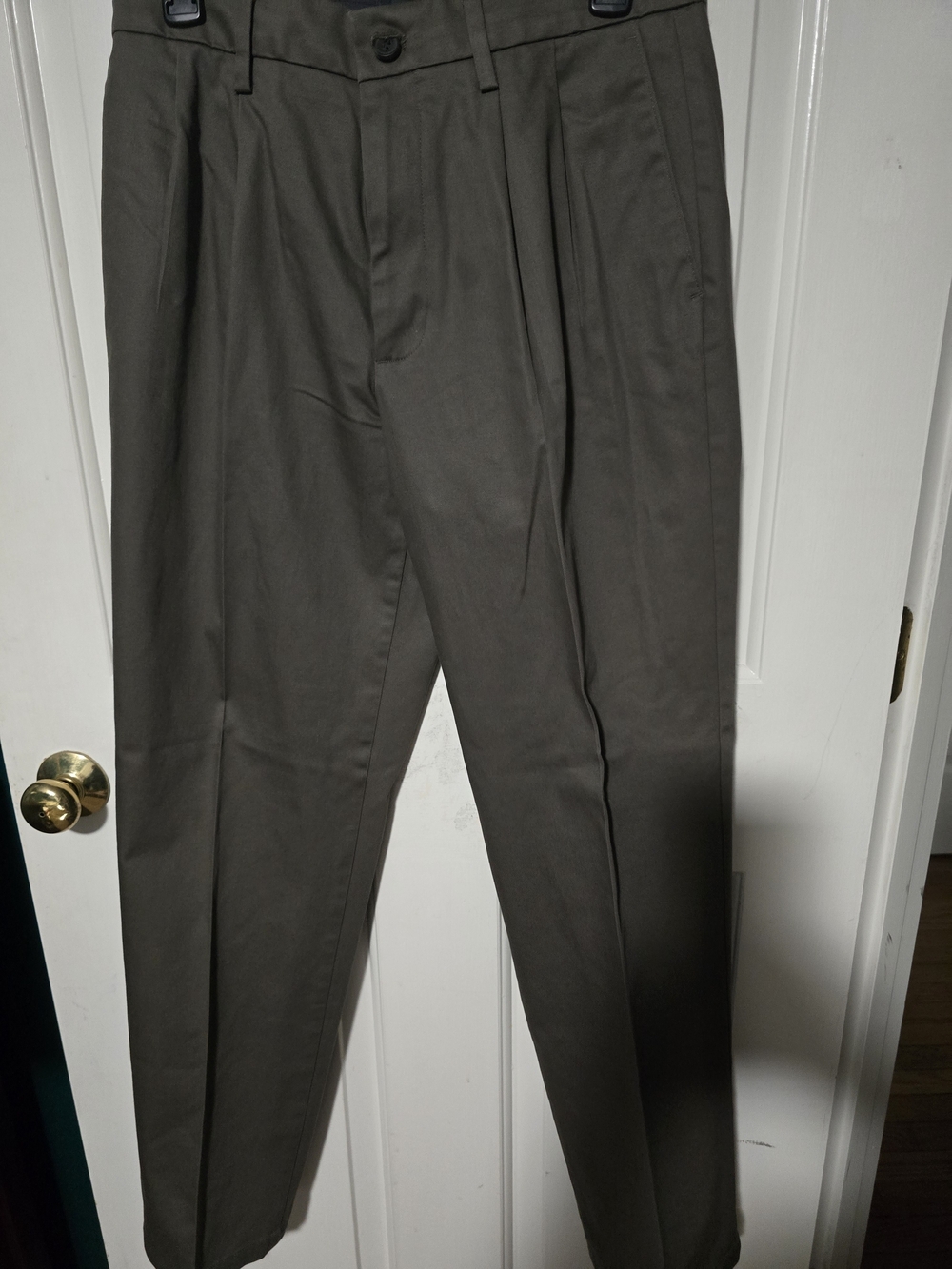 Dockers Men's Tan Dress Pants - Pleated Front